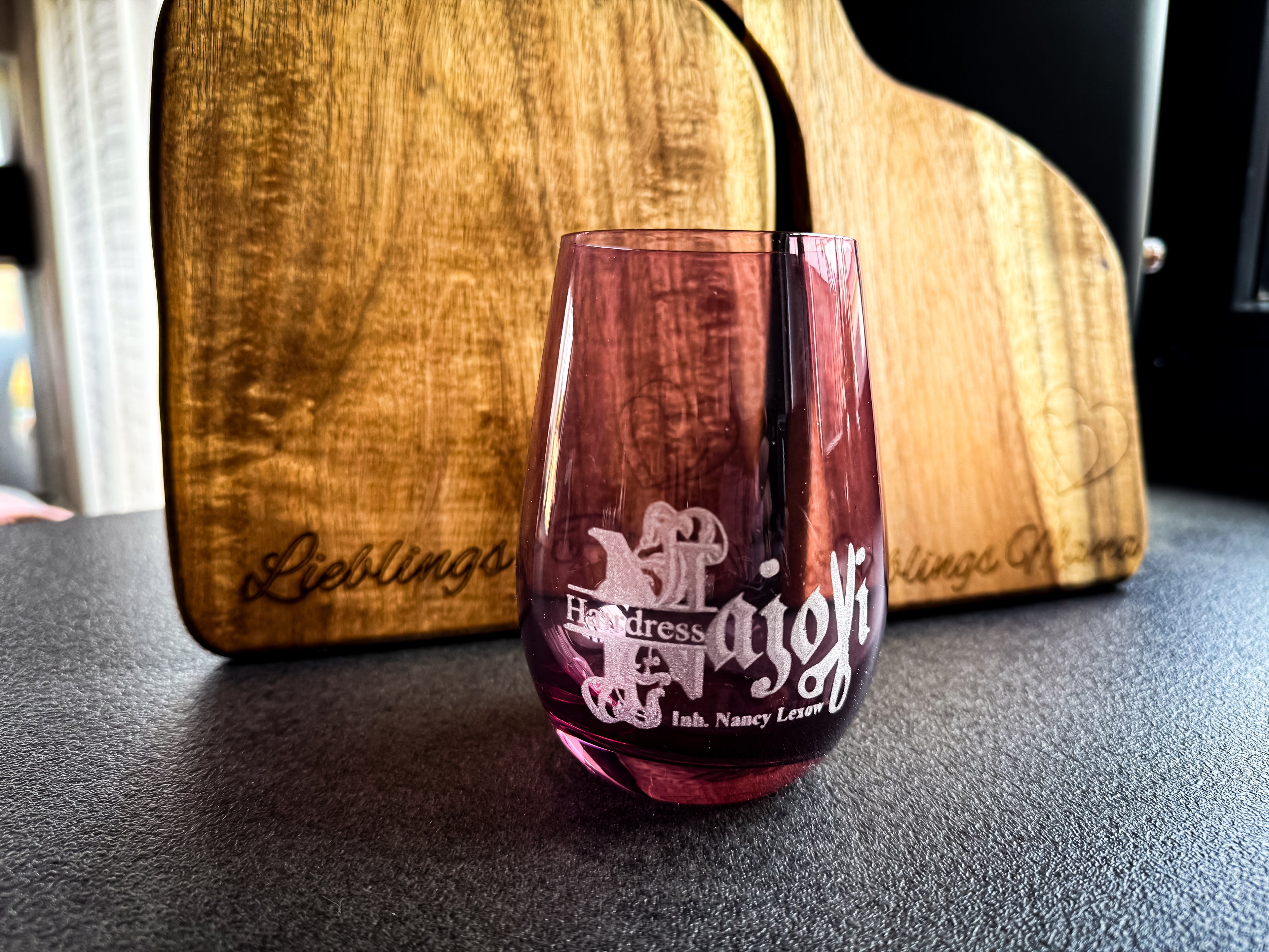 Gläser mit individueller Gravur