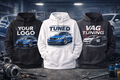 Personalisierter Hoodie mit Textildruck (Back- oder Frontprint)