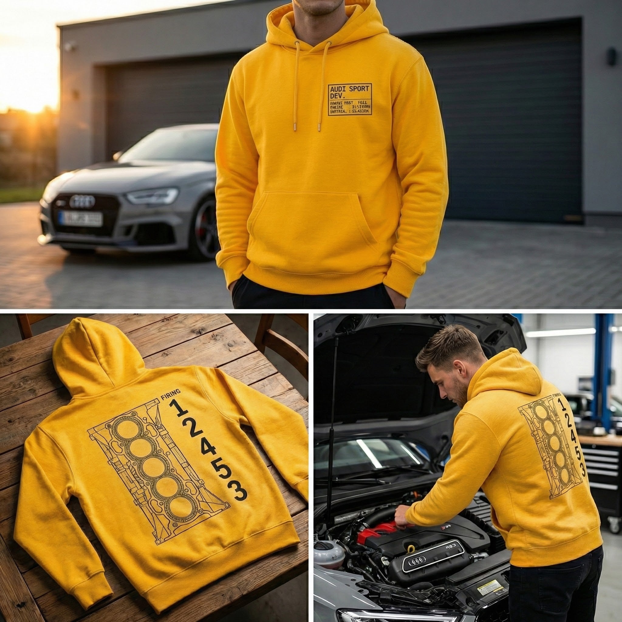 DAZA "Firing Order" Hoodie – The 1-2-4-5-3 Tribute