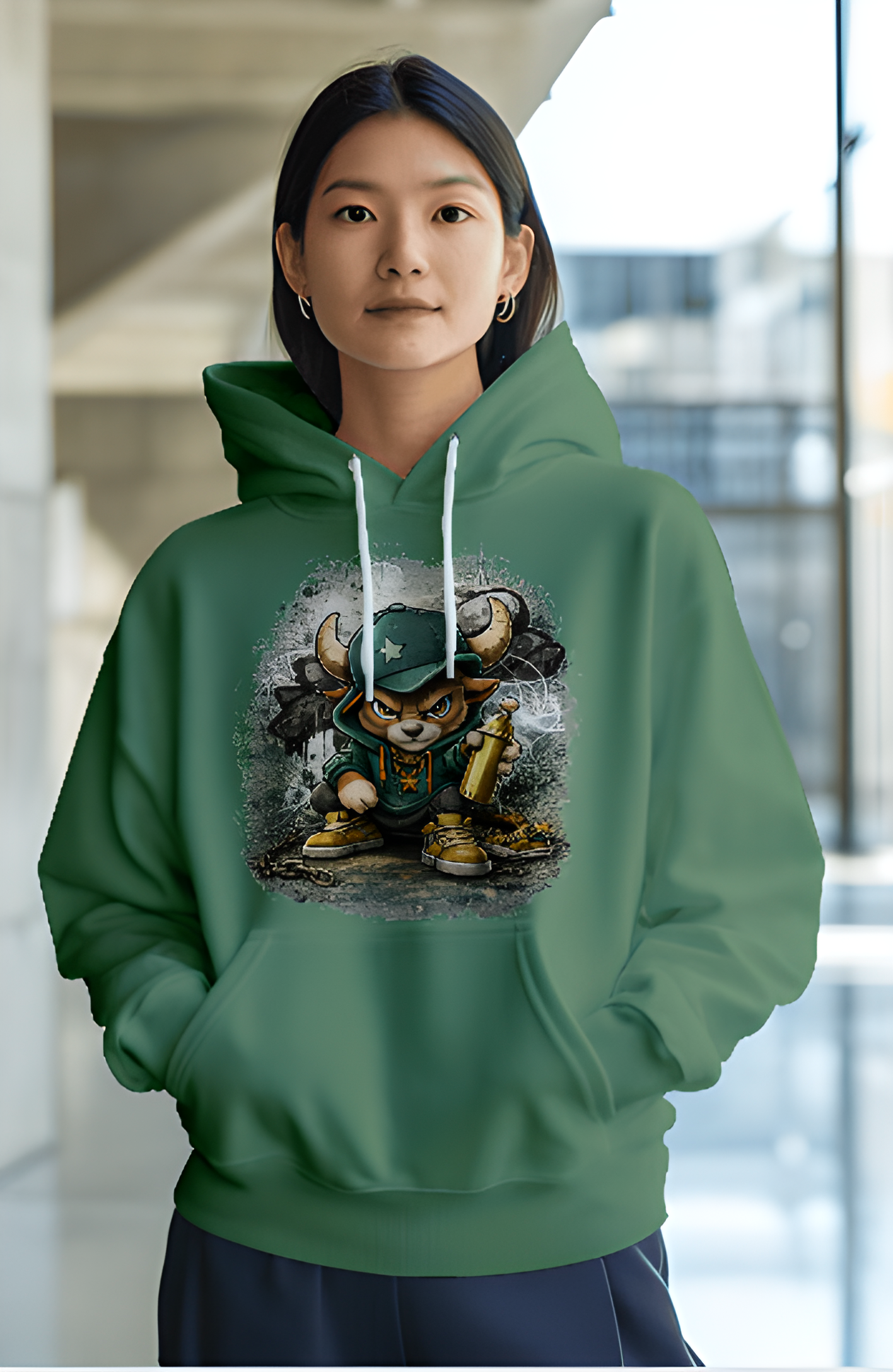 Hoodie „Urban Bull“